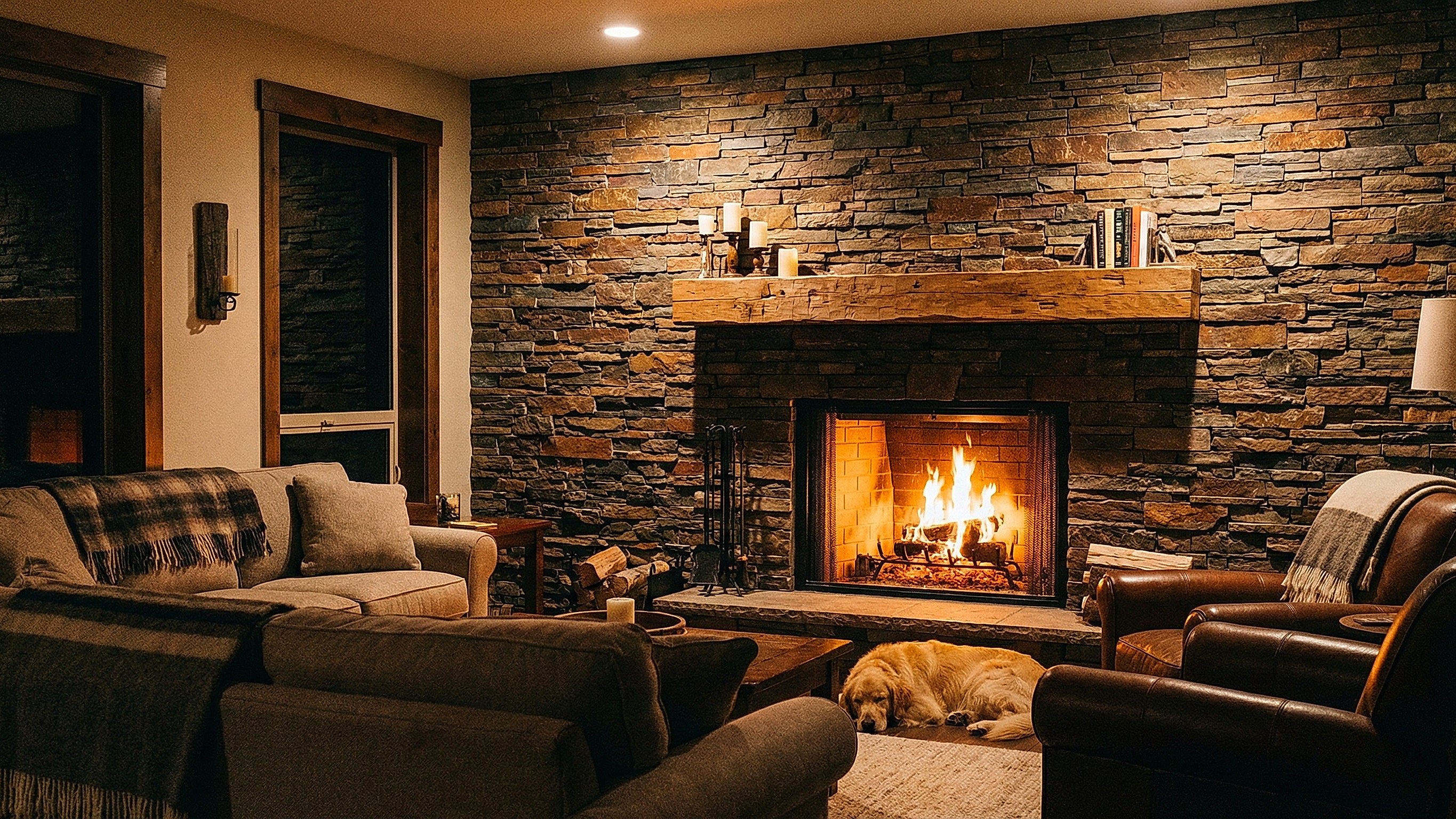 Rustik mi Modern mi? Evinizin Tarzına Göre Şömine Kaplama Fikirleri